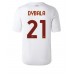 Billige AS Roma Paulo Dybala #21 Bortetrøye 2022-23 Kortermet